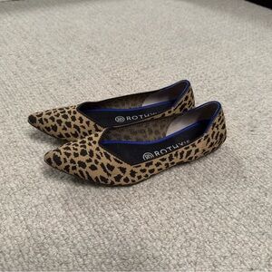 Rothy's The Point II leopard Print Flats